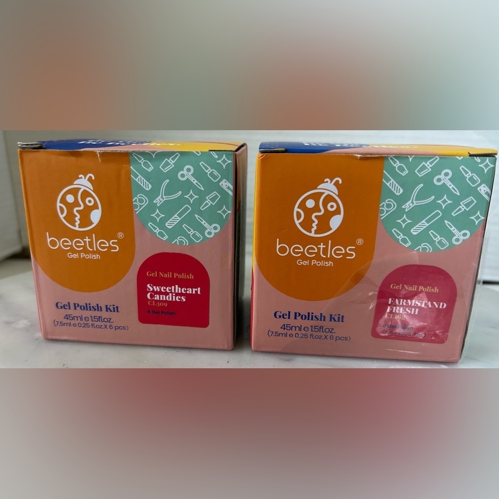 BEETLES GEL POLISH 6PK SWEETHEART CANDIES, FARMSTAND FRESH.